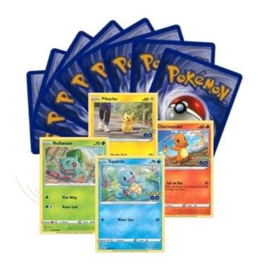 Imagem de Kit Pokémon 50 Cartas + 2 Cartas Foil Brilhantes - COPAG