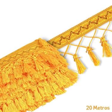 Imagem de Pingente De Seda Tassel - Fita- Amarelo Ouro - Nº: 110 C/20M- Nybc