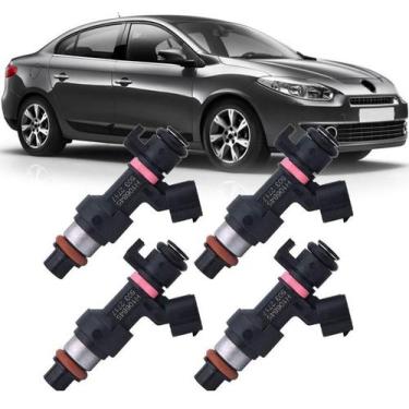 Imagem de Kit 4 Bico Injetor Fluence 2.0 16V Flex 2010 À 2017- H106845 - HD