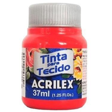 Imagem de Tinta de Tecido Acrilex 37 ml Vermelho Natal