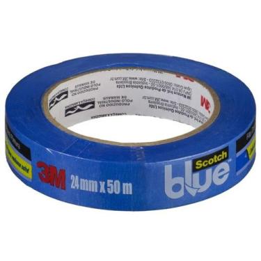 Imagem de Fita Crepe Para Pintura Profissional Azul Scotch Blue 24m X 50m 3 M - 