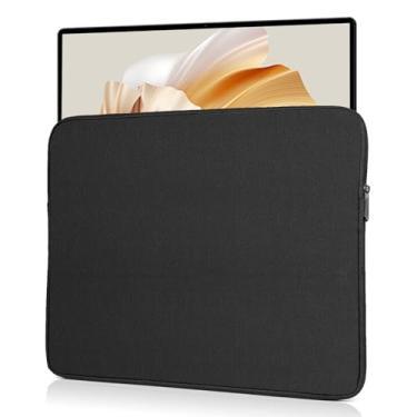 Imagem de Ctemnpho Capa para monitor portátil de 17,3 polegadas, bolsa de armazenamento com zíper de bolso para monitor de 17,3 polegadas, capa protetora de viagem para laptop, notebook, computador, jogos,