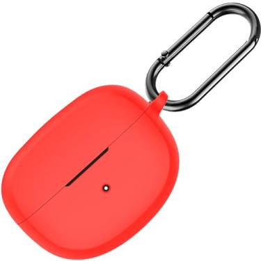 Imagem de USTIYA Capa para Bose QuietComfort Ultra Proteção Capa de Silicone Macio Corpo Inteiro com Chaveiro Acessórios para Fone de Ouvido Funda Carcasa (Vermelho)