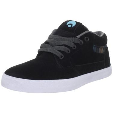 Imagem de Osiris Tênis de skate masculino Chaveta, Preto/Carvão/Xadrez, 38