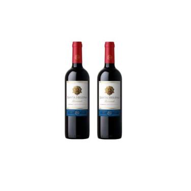 Imagem de Kit Vinho Santa Helena Cabernet E Merlot Reservado 750ml 2uni