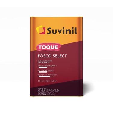 Imagem de Tinta Acrílica Toque Fosco Select Crômio 18L Suvinil