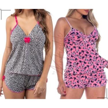 Imagem de Baby Doll Pra Revender Kit Baby Doll Atacado C/2 Peças - Prime Lingeri