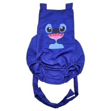 Imagem de Body Romper Roupinha de bebe Mesversário Lilo Stitch Desenho Menina Ba