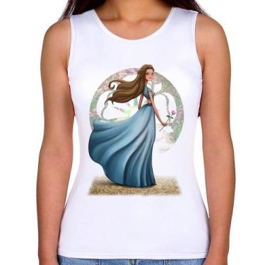 Imagem de Regata Feminina Margaery Tyrell Art - Foca na Moda, Branco, M