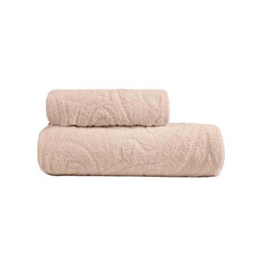 Imagem de Toalha Celine 2 Peças 100% Algodão Macia Qualidade Elegancia - Bella E