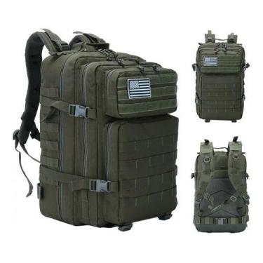 Imagem de Mochila Grande Multiuso Militar Tática Acampamento 50l - Tem Tudo OnLi