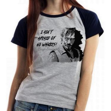 Imagem de Baby look blusa feminina ou Camiseta unissex The Walking Dead Daryl Di