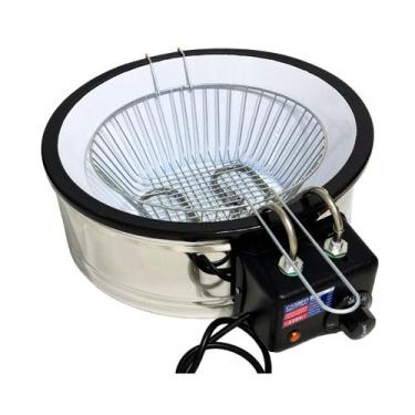 Imagem de Fritadeira Elétrica Industrial Tacho Esmalte 5L  - Casinha Industrial 