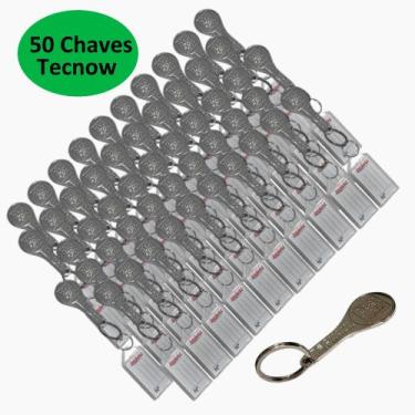 Imagem de 50 Chaves De Travas P/ Carrinho De Compras Condomínio Tecnow