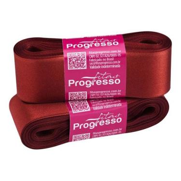 Imagem de Fita de Cetim 38mm nº9 - 10m Cor 1383 Terra - 1 unidade - Fitas Progre