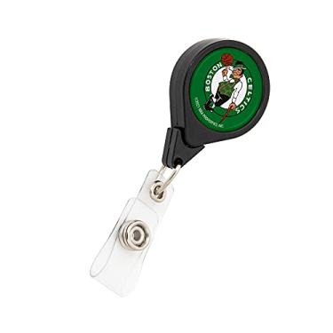 Imagem de Desert Cactus Porta-crachá retrátil Boston Celtics NBA Team Ticket Clip Reel ID