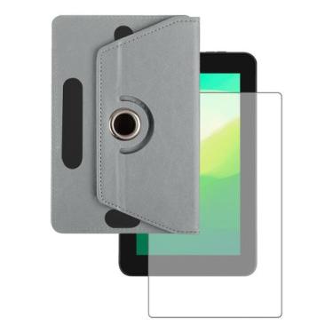 Imagem de Capa Giratória + Película Compativel Para Tablet Multilaser Mirage 7p 