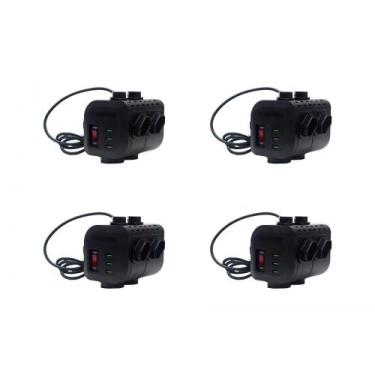 Imagem de Kit C/4 - Filtro Linha Plastico Qualitronix Torre Com Dps...