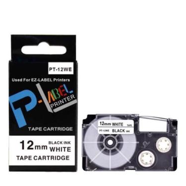 Imagem de Fita Compatível Casio Xr-12We Branca 12Mm - Maxxonline