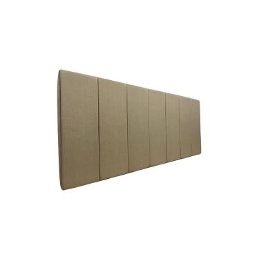Imagem de Cabeceira Estofada Queen 7 Blocos Não é Segredo Linho Palha 160x60