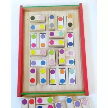 Imagem de Dominó de bolinhas tabuleiro - BRINQUE E LEIA