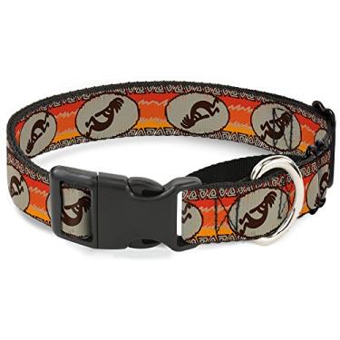 Imagem de Buckle-Down MGC-W31113-WS Kokopelli Icon/Western Tan/Brown/Reds Martingale Coleira para cães, pequena