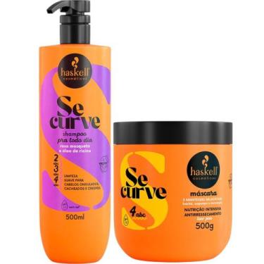 Imagem de Kit Se Curve Shampoo + Máscara 3 Manteigas 500ml Haskell