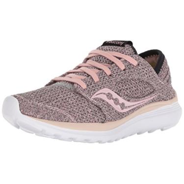Imagem de Saucony Tênis de corrida feminino unissex Kineta Relay, Rosa/preto, 5