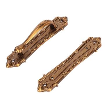 Imagem de Maçaneta Deslizante para Porta de Celeiro Estilo Americano de - Design de Dupla Face, Alça Grande Montada Em Superfície