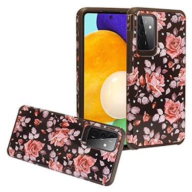 Imagem de CELZEN - Para Samsung Galaxy A72 4G/5G (SM-A725/A726) - Capa de telefone com imagem - AD1 Rosa Rosa