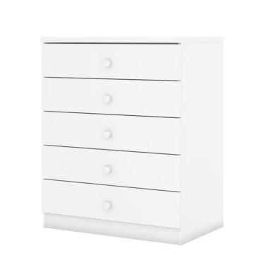Imagem de Cômoda 5 Gavetas Henn Bala de Menta IA710-10 Branco SE