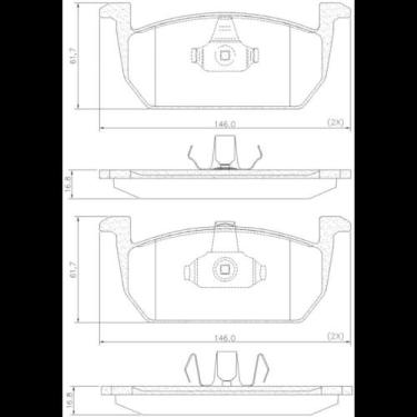 Imagem de Pastilha Freio Dian Vw Tcross 2019 a 2024 Fras-Le PD/1584