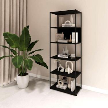 Imagem de Estante Industrial em Metal 173cm com 5 Prateleiras Preto F5 - F5 Offi
