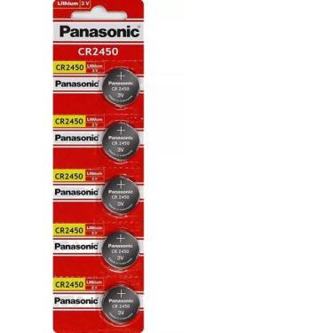 Imagem de 5 Bateria Panasonic CR2450 PL5B 3V Lithium