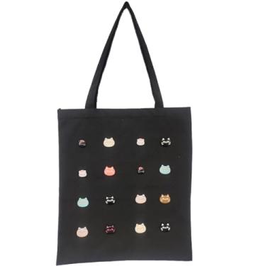 Imagem de Farm4Far Bolsa feminina de lona de borboleta jeans com alça de ombro, 25ss4010b