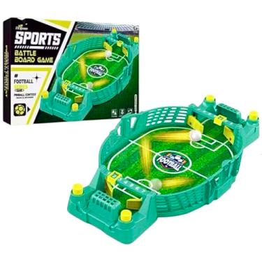 Imagem de Mini Pinball futebol brinquedo Fliperama jogo mesa Pebolim