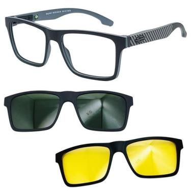 Imagem de Oculos Mormaii Swap NG 2 6153 AGA com 2 Clipons - Escolha, G15, Noturn