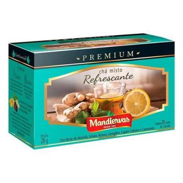 Imagem de Chá mandiervas refrescante premium 20 sachês 26g