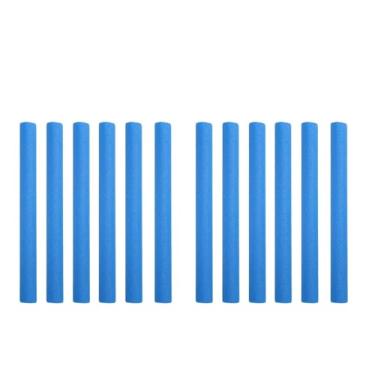 Imagem de simhoa Mangas de espuma do gabinete de trampolim, protetor de espuma, pólos de trampolim azul e portáteis de espuma, cobre acessórios, 12 PeÇas