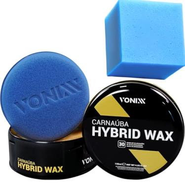 Imagem de Cera de Carnauba Automotiva Protetora Hybrid Wax 120ml Vonixx