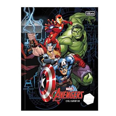 Imagem de Caderno Pedagógico C.D. Brochura Caligrafia Tilibra - Avengers 2