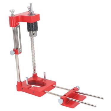 Imagem de Localizador de Perfuração de Madeira, Locadora de Perfuração de Madeira Portátil Ajustável, Locadora de Perfuração de Alta Precisão de Liga de Alumínio, Localizador de Madeira