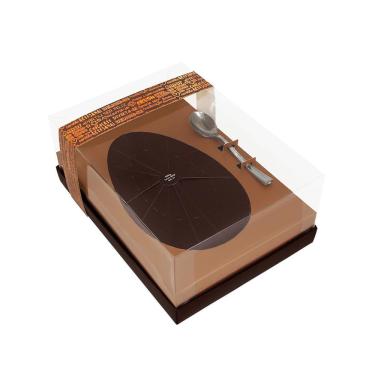 Imagem de Kit 5 Un Caixa Chocolate Para Ovo De Colher 500G Cobre