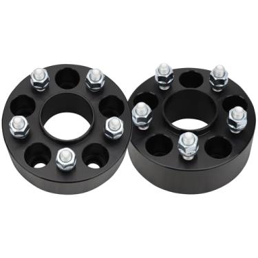 Imagem de HARUMA Espaçadores de roda 5 x 4,25 para Lincoln Continental Corsair MKC 5.1 cm 4PCS adaptadores de roda 63,4 mm Furo do cubo 5 terminais para Volvo C30 C70 S40 Acessórios Real Forged M12x1,5 Studs