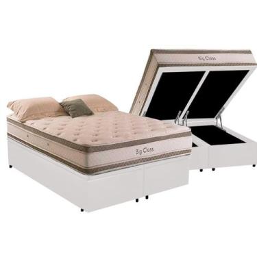 Imagem de Cama Box Baú King com Colchão Herval Big Class Molas ConforClass 193x2