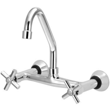 Imagem de Misturador de Cozinha Fixo Parede Pia 1/4 de Volta - Furkin, Volante C