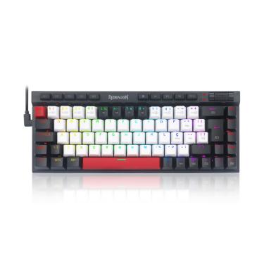 Imagem de Teclado Mecânico Gamer  RGB Switch Brown Branco Preto E Vermelho - K635WBR-RGB