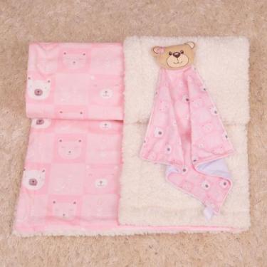 Imagem de Kit Cobertor com Naninha para Bebe com Caixa Presente - Miguel Baby, U