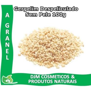 Imagem de Semente de Gergelim Despeliculado Sem Pele 100g - Granel