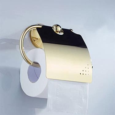 Imagem de Suporte de papel higiênico com prateleira papel higiênico vintage requintadas prateleiras de banheiro suporte de papel higiênico bronze dourado, suporte de rolo de papel antigo, papel de seda de